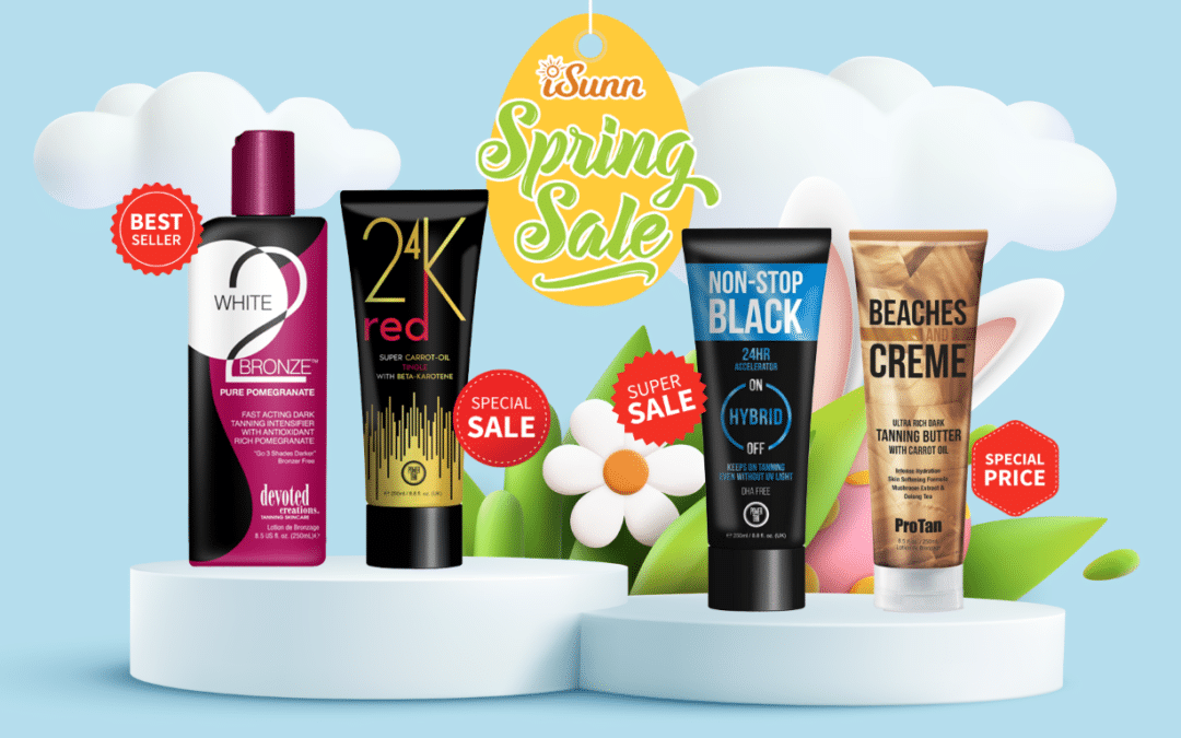 iSunn’s Spring Sale – Save Big on Tanning Products